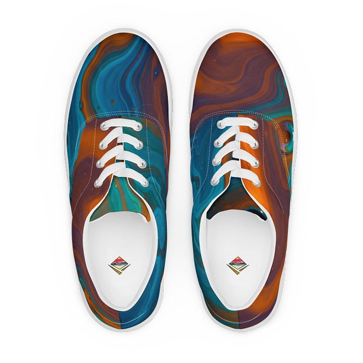 S³ Liquid Rouge Flourish Laced Canvas Shoes product image (1)