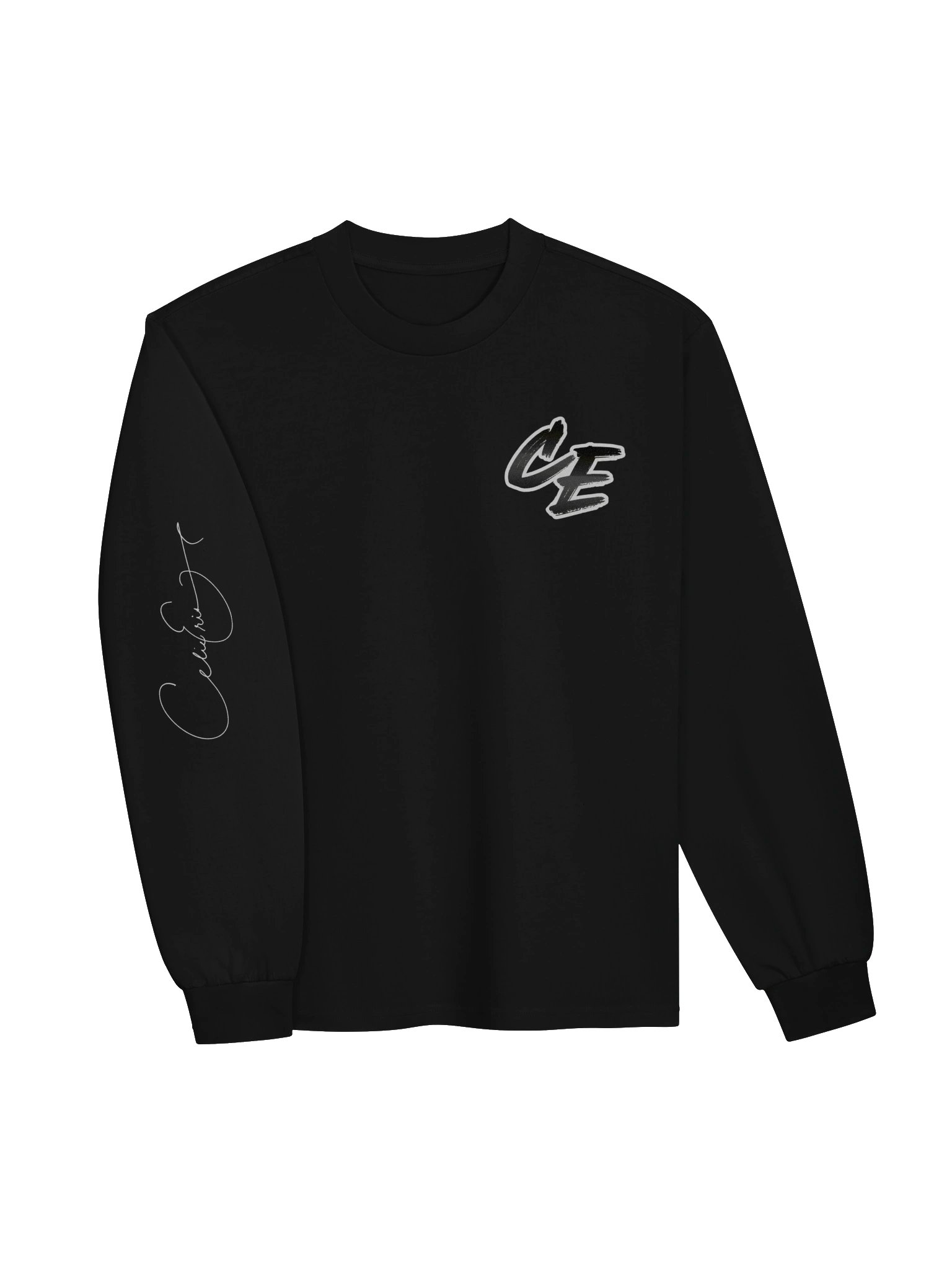 B&W Graphic Pullover (Black) product image (3)