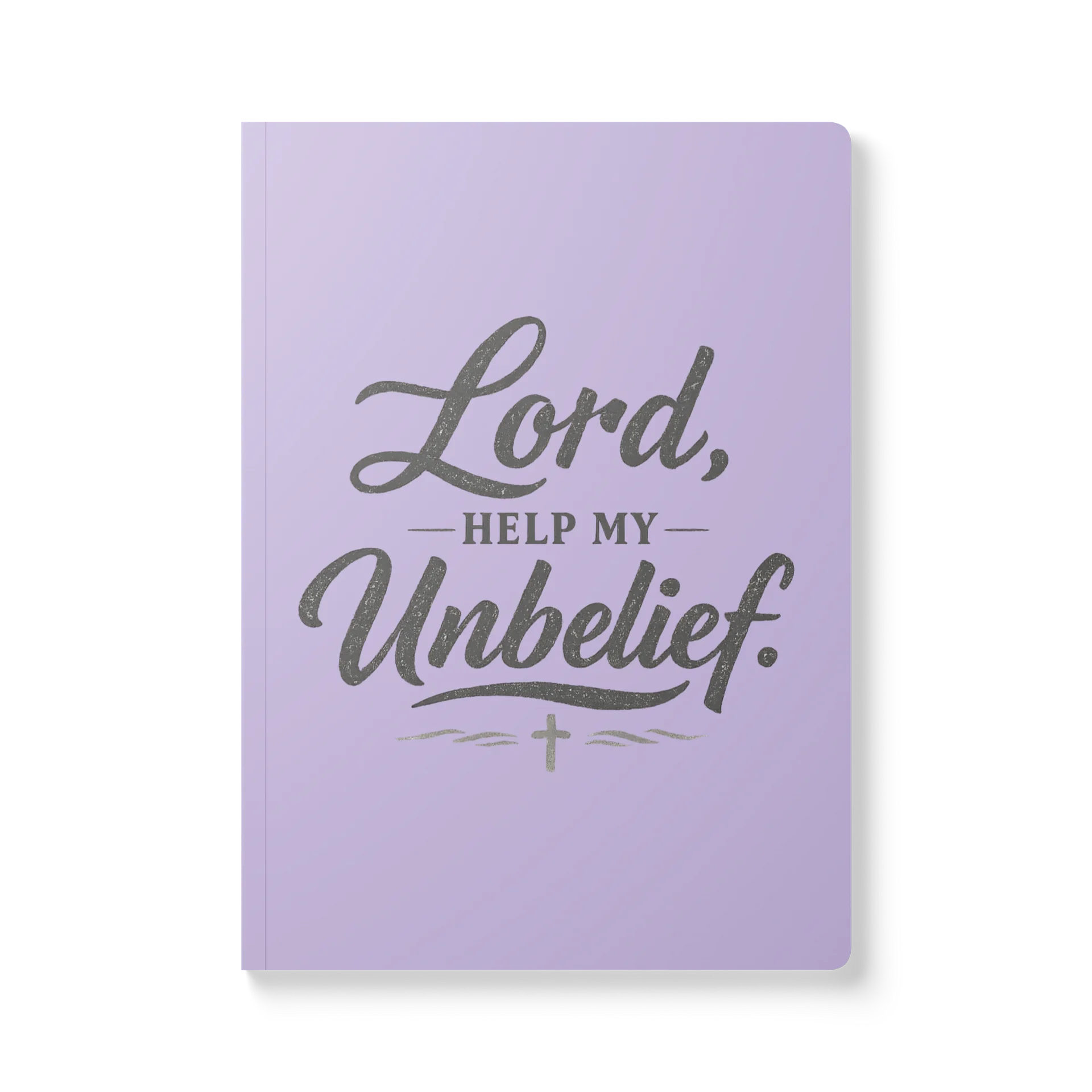 Lord Help My Unbelief Notebook, Christian Journal, Mark 9:24 Prayer Journal, Minimalist Faith Notebook, Christian Gift for Women product image (2)