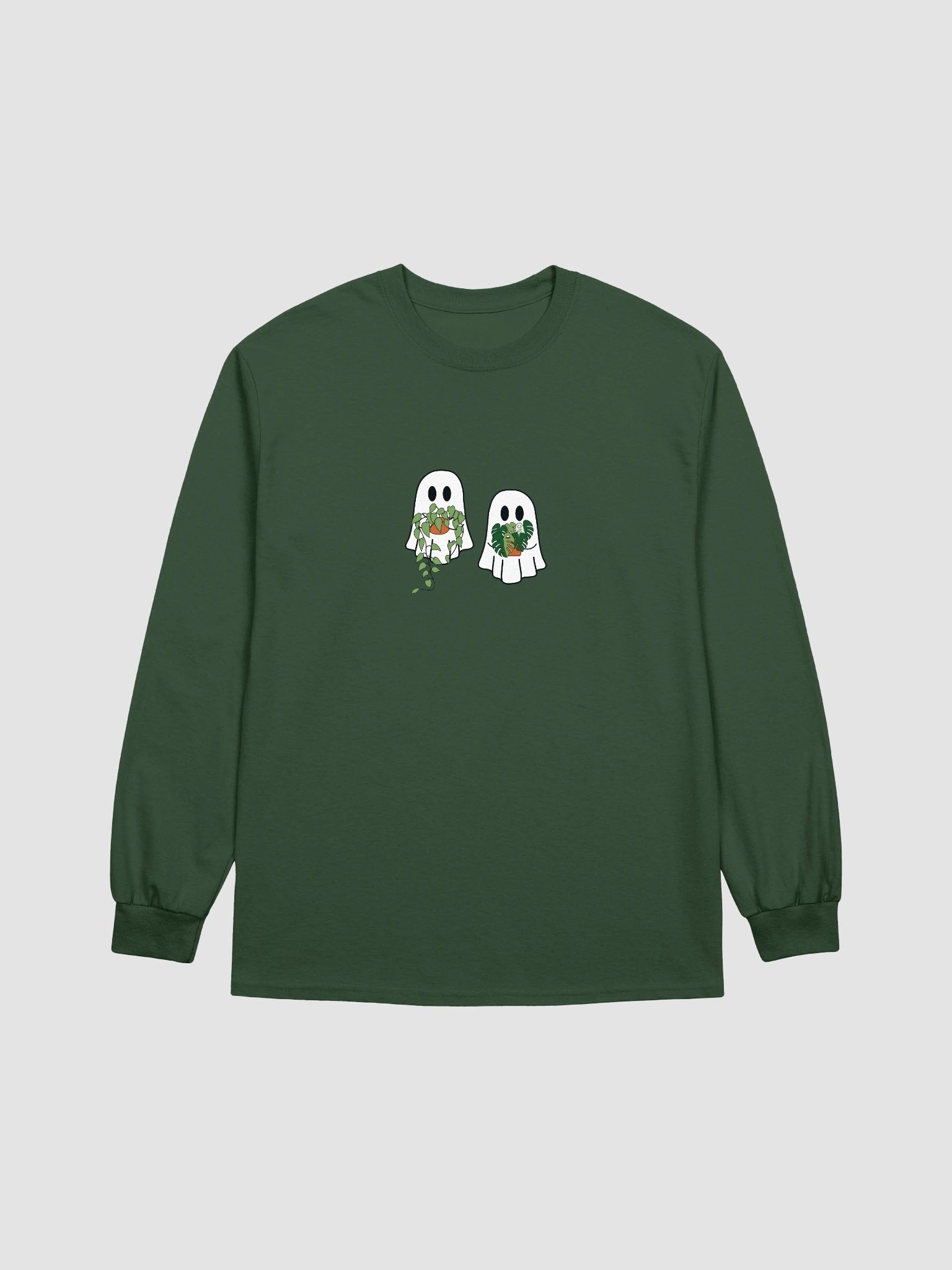 plant ghosties printed long sleeve product image (2)