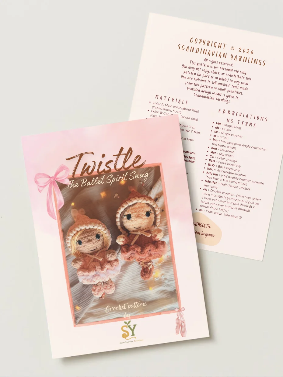 Crochet Pattern: Twistle The Ballét Spirit Snug - US Terms product image (2)