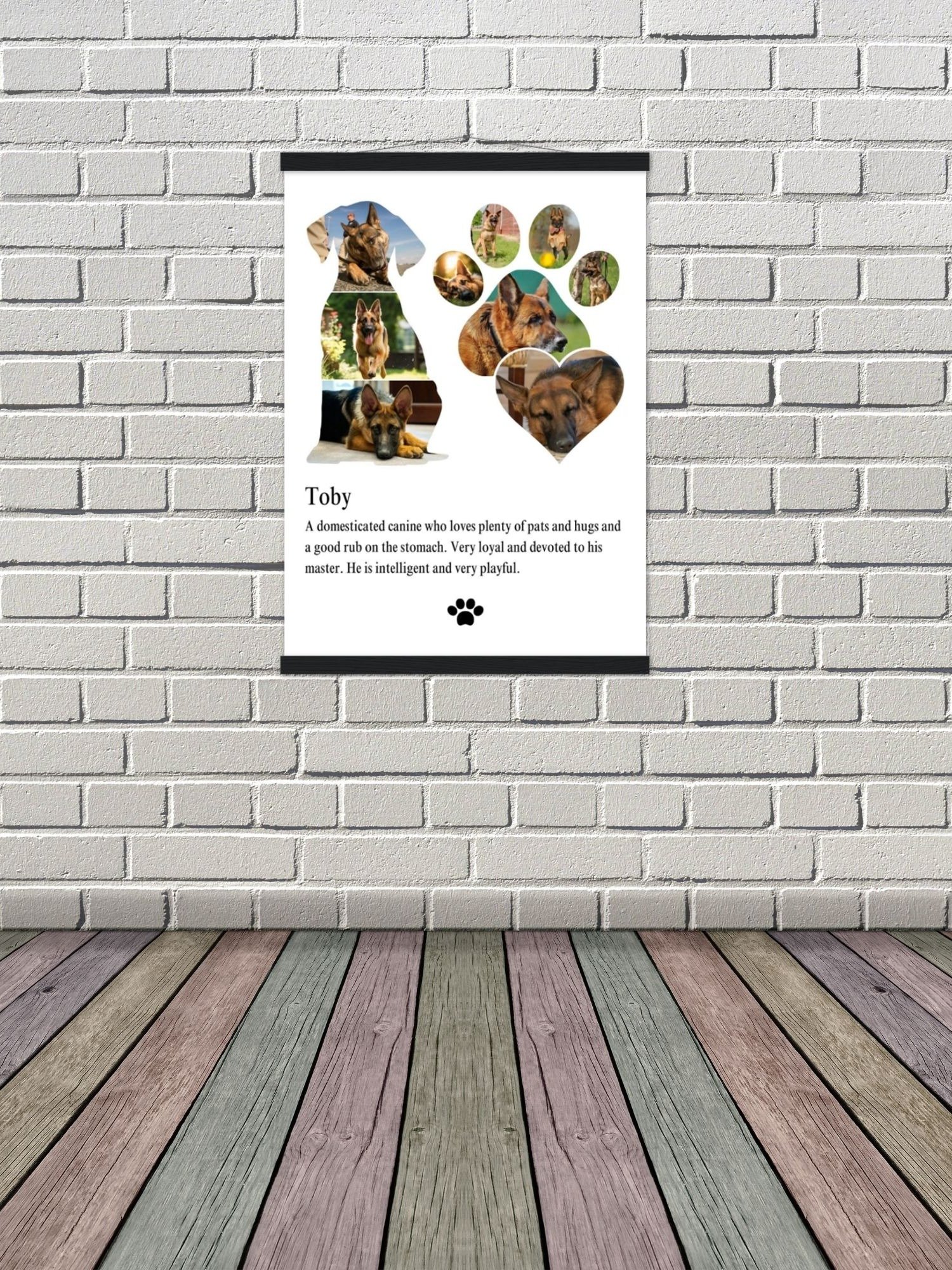 Dog Memorial Photo Collage Canva Template product image (6)