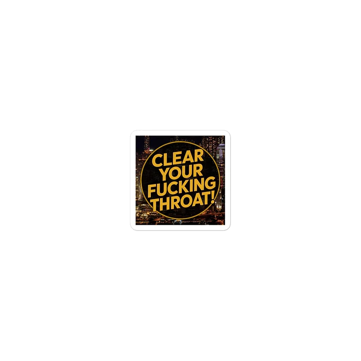 Clear Your Throat Sticker product image (1)