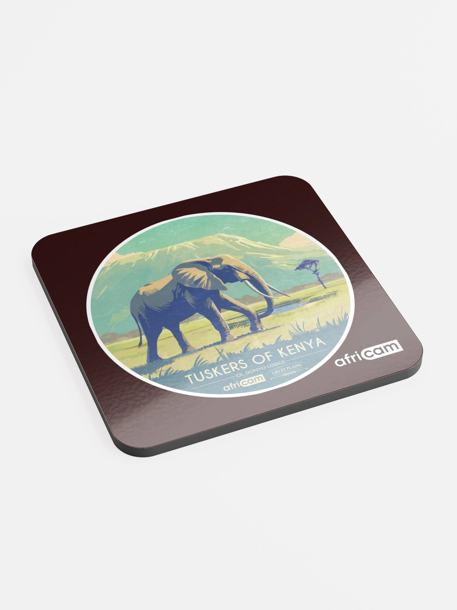 Black ol Donyo Coaster product image (2)