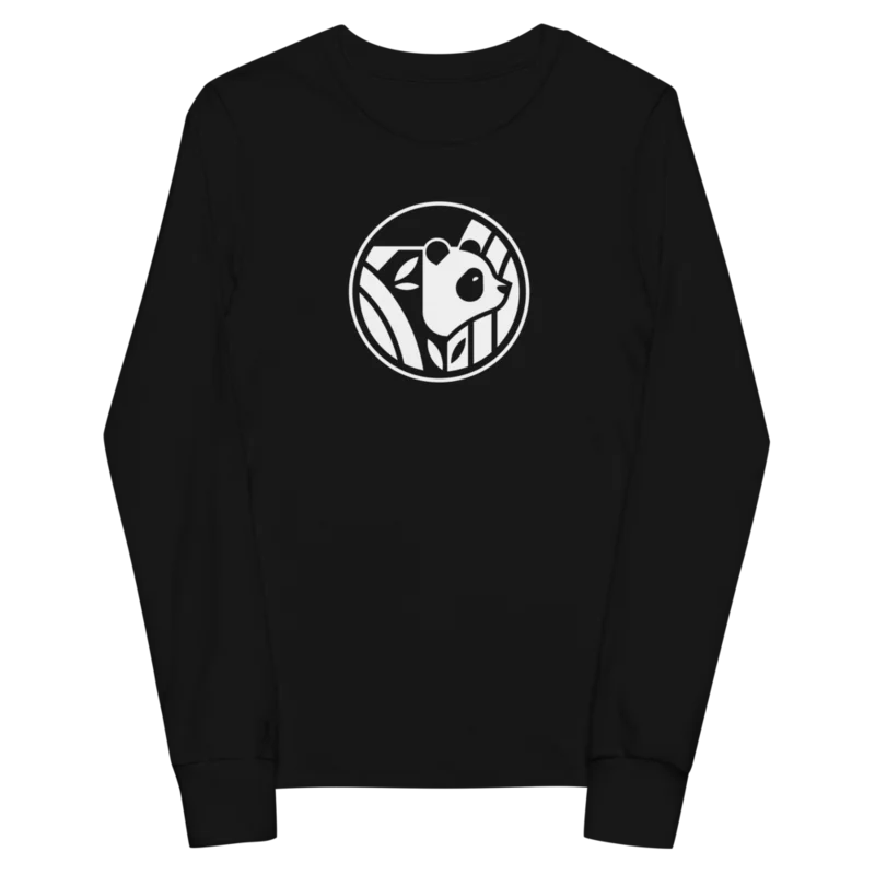 Panda Long Sleeve Tee (Youth) Image 2