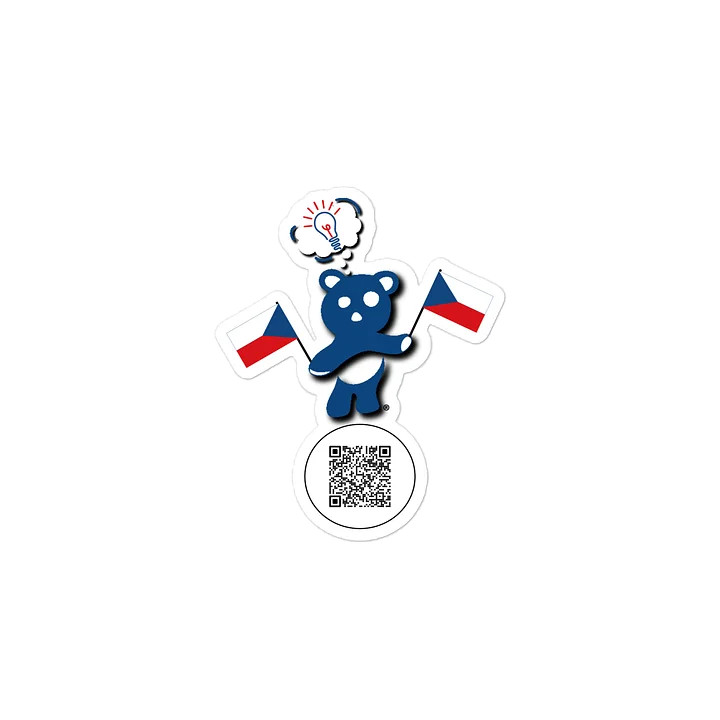 Czechia — Country Bear Sticker | BehrBrained Media product image (2)