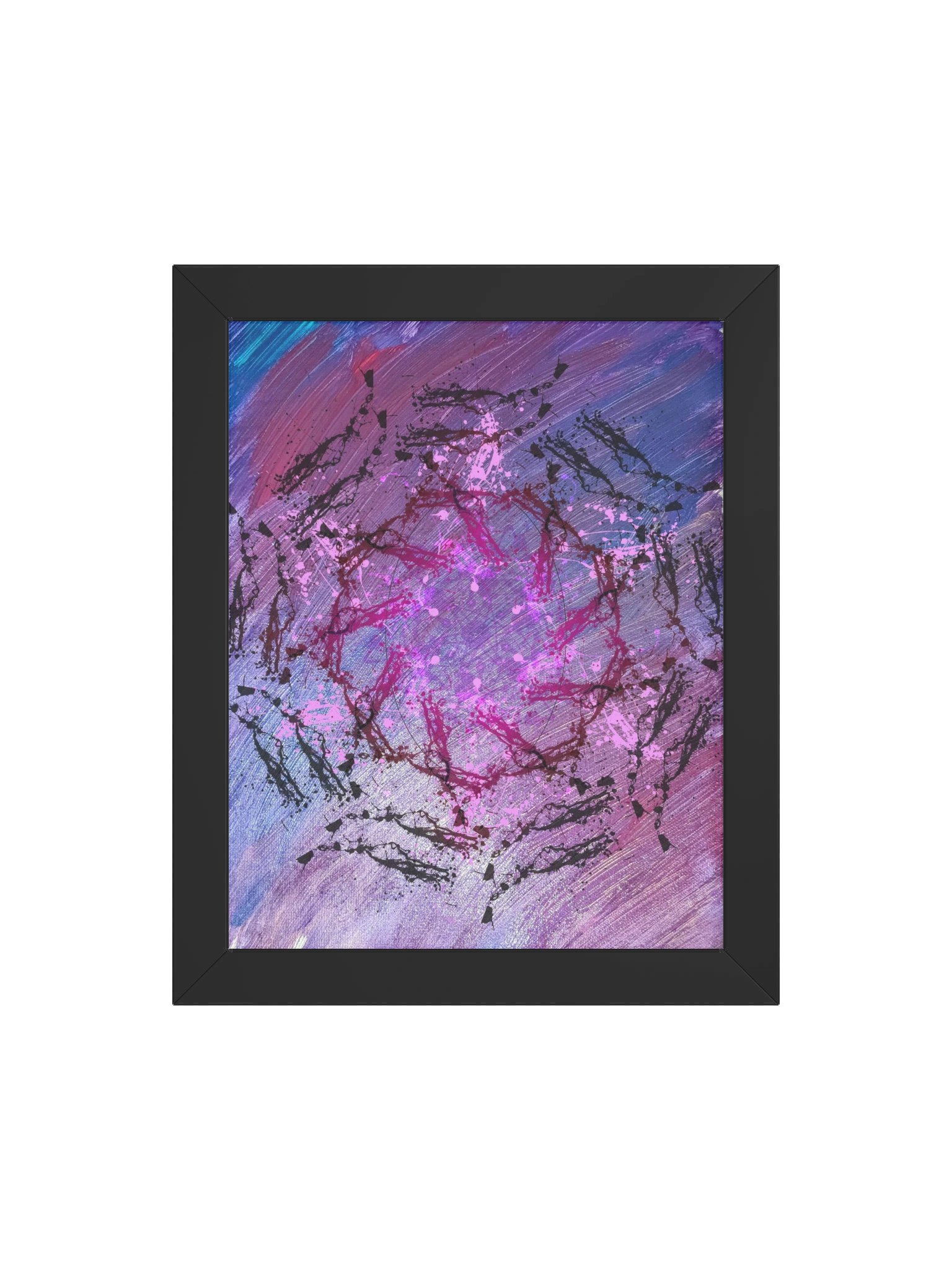 Violet Singularity Framed Poster product image (10)