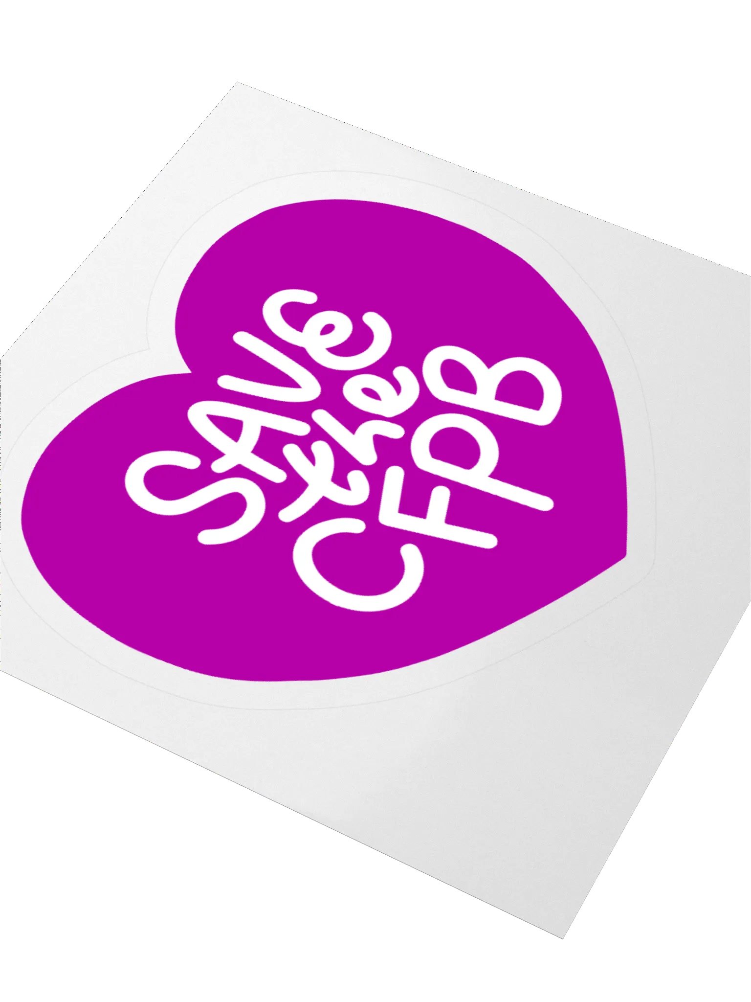 Save the CFPB Sticker (Purple) product image (3)
