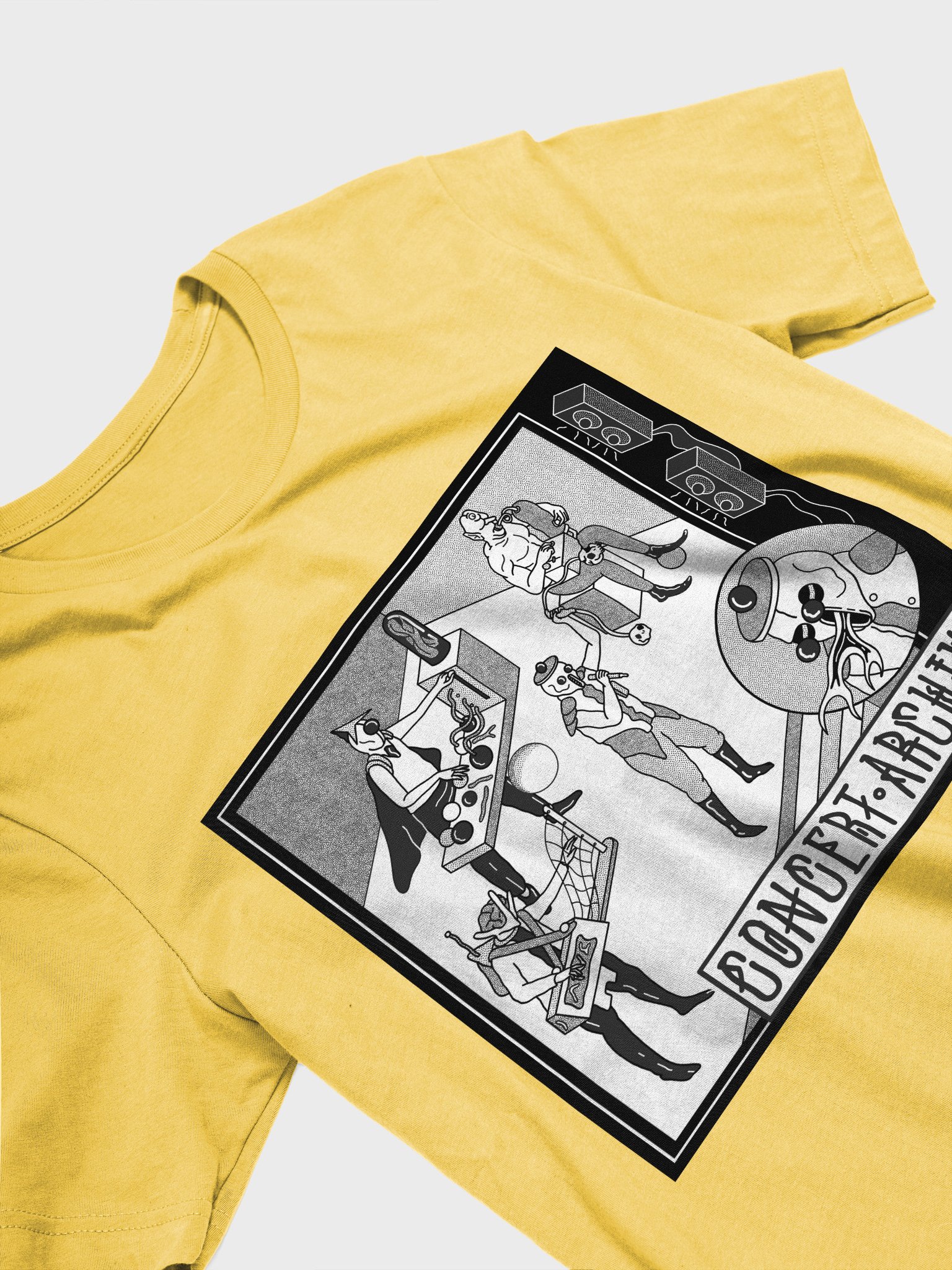 Psychedelic Alien Band T-Shirt (Unisex) product image (1)