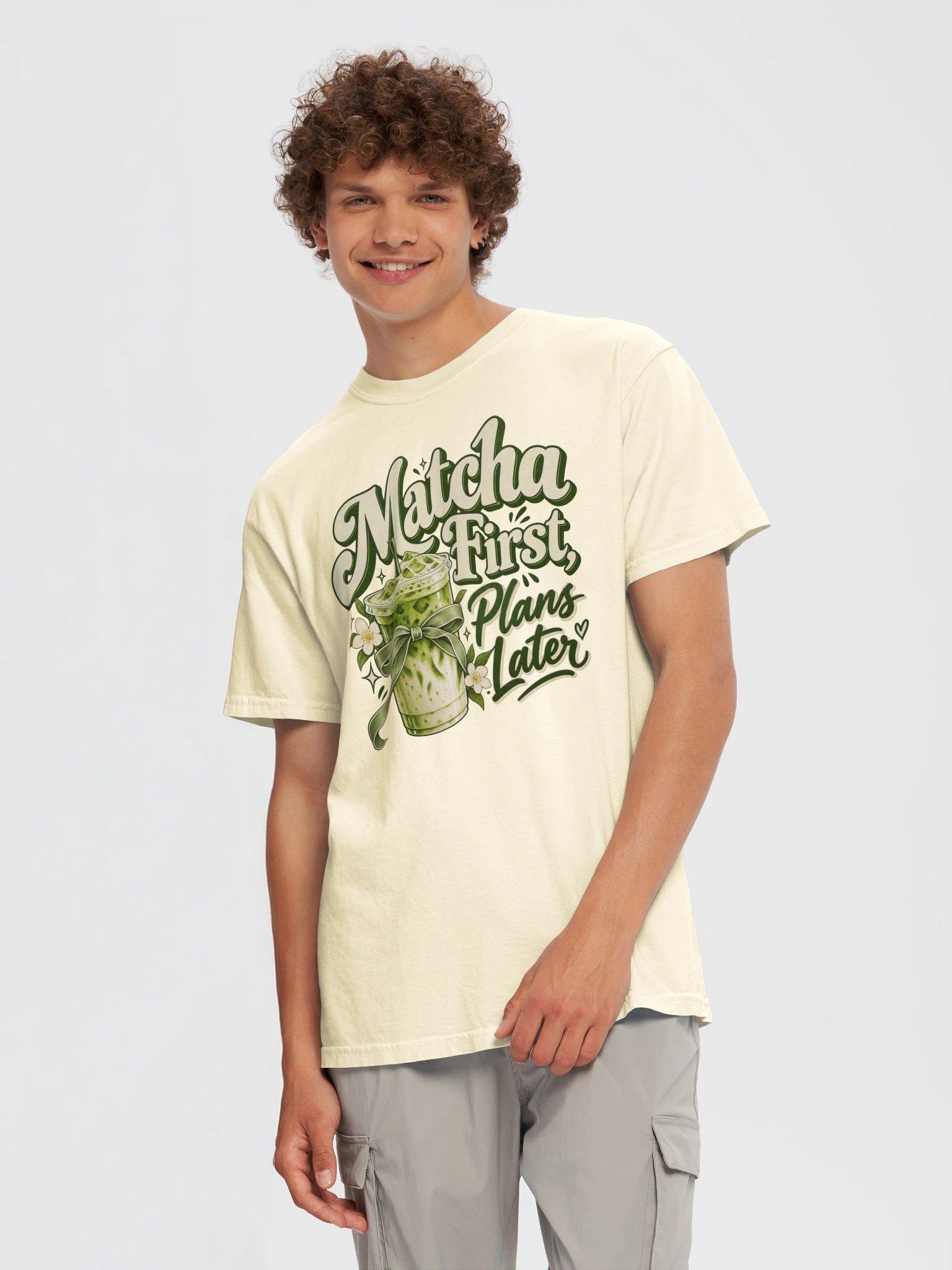 Matcha First, Plans Later — Matcha Graphic Tee product image (21)