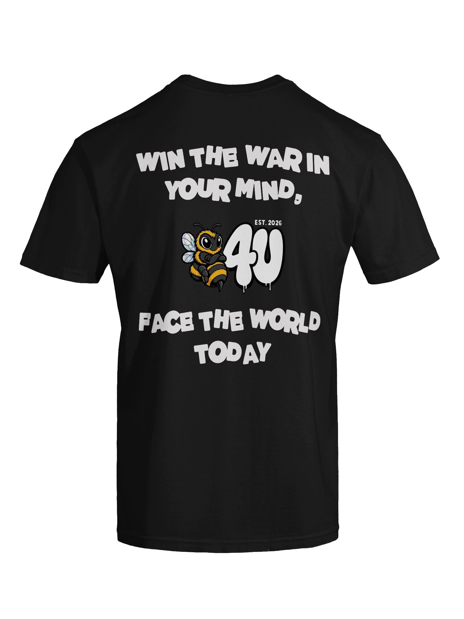 WIN THE WAR IN YOUR MIND B4U FACE THE WORLD Graphic Tee product image (54)