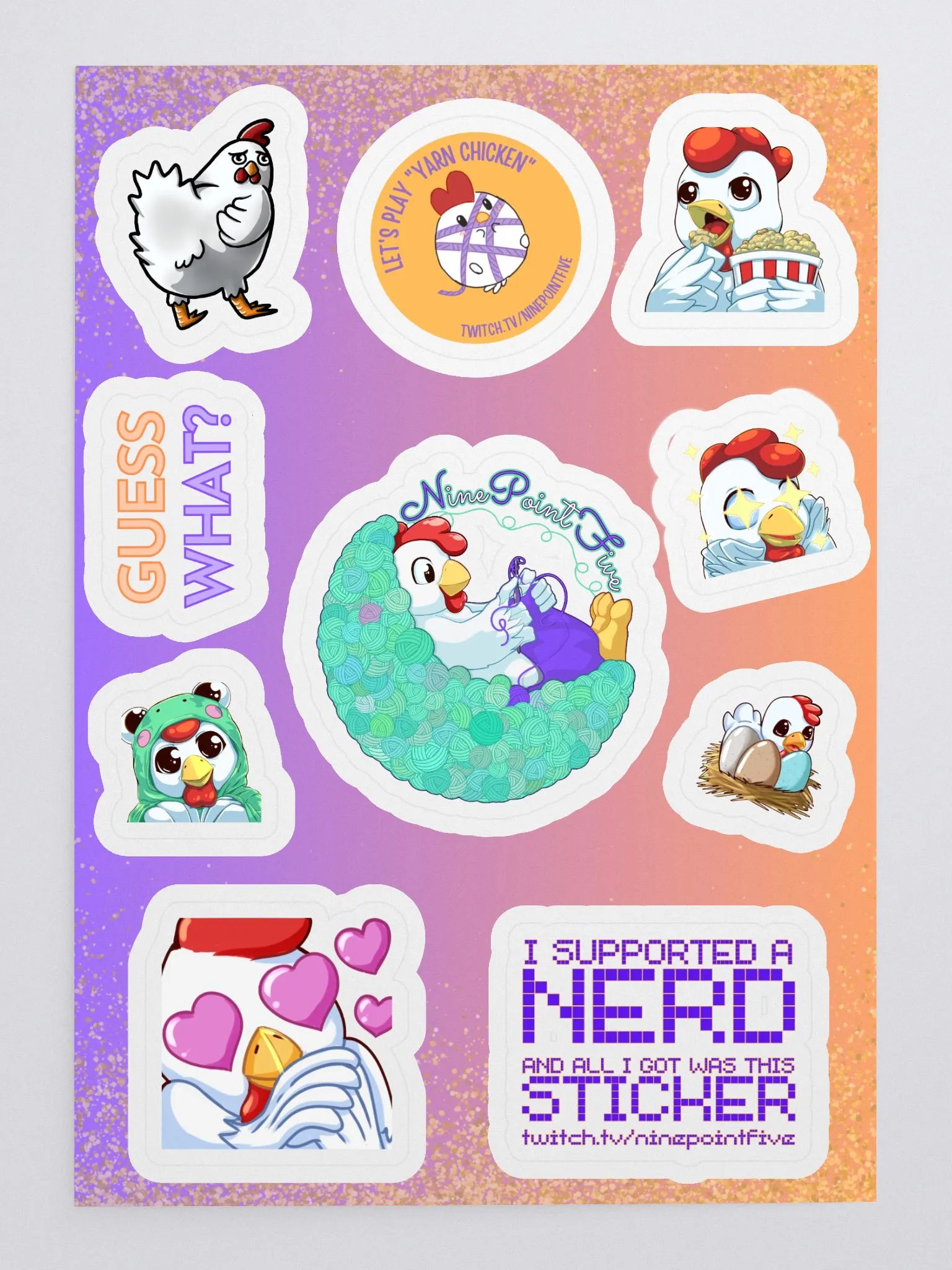 NinePointFive Sticker Sheet product image (1)