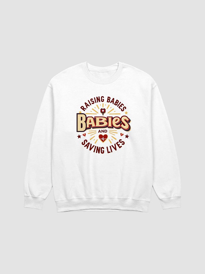 Life-Saving Parenting Crewneck Sweatshirt product image (6)