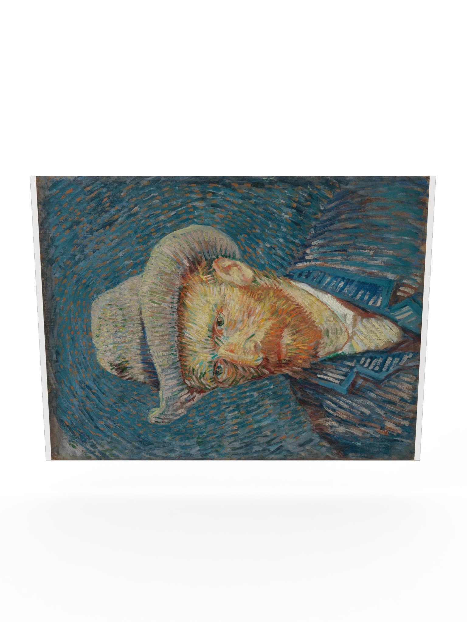 Van Gogh, Self-Portrait with Grey Felt Hat (1887) Fine Art Print product image (38)