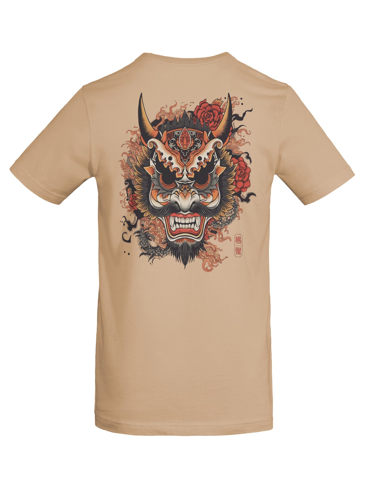 The Bold Oni Mask Streetwear T-Shirt product image (6)