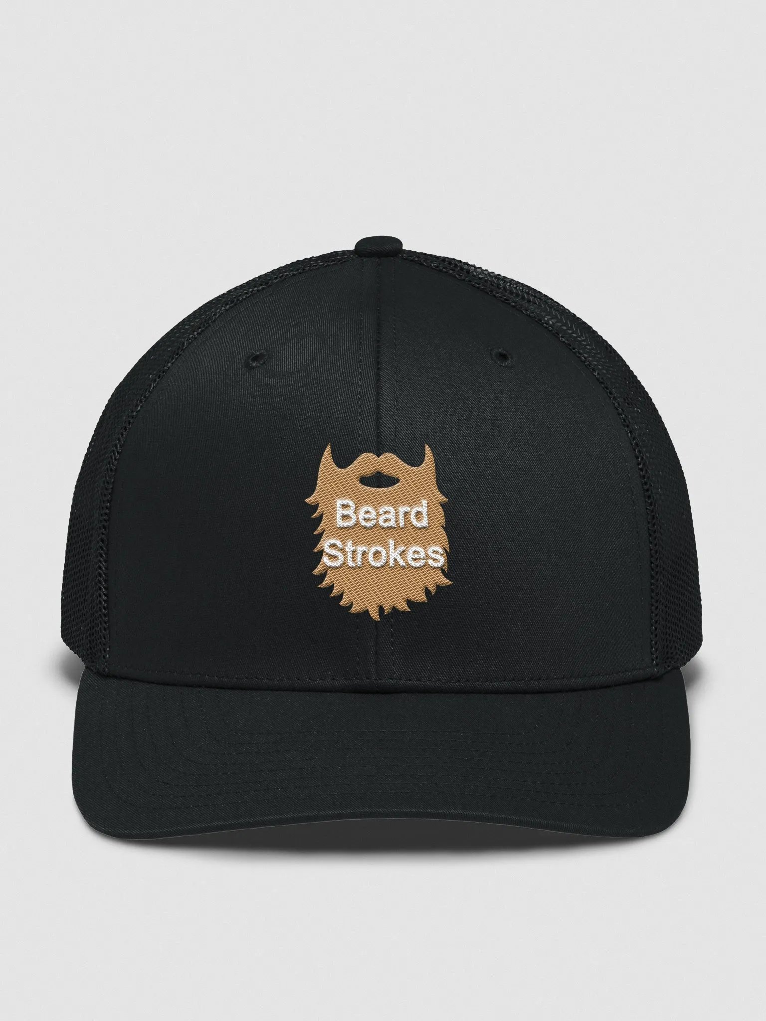 Beard Strokes Trucker Snapback Hat product image (1)