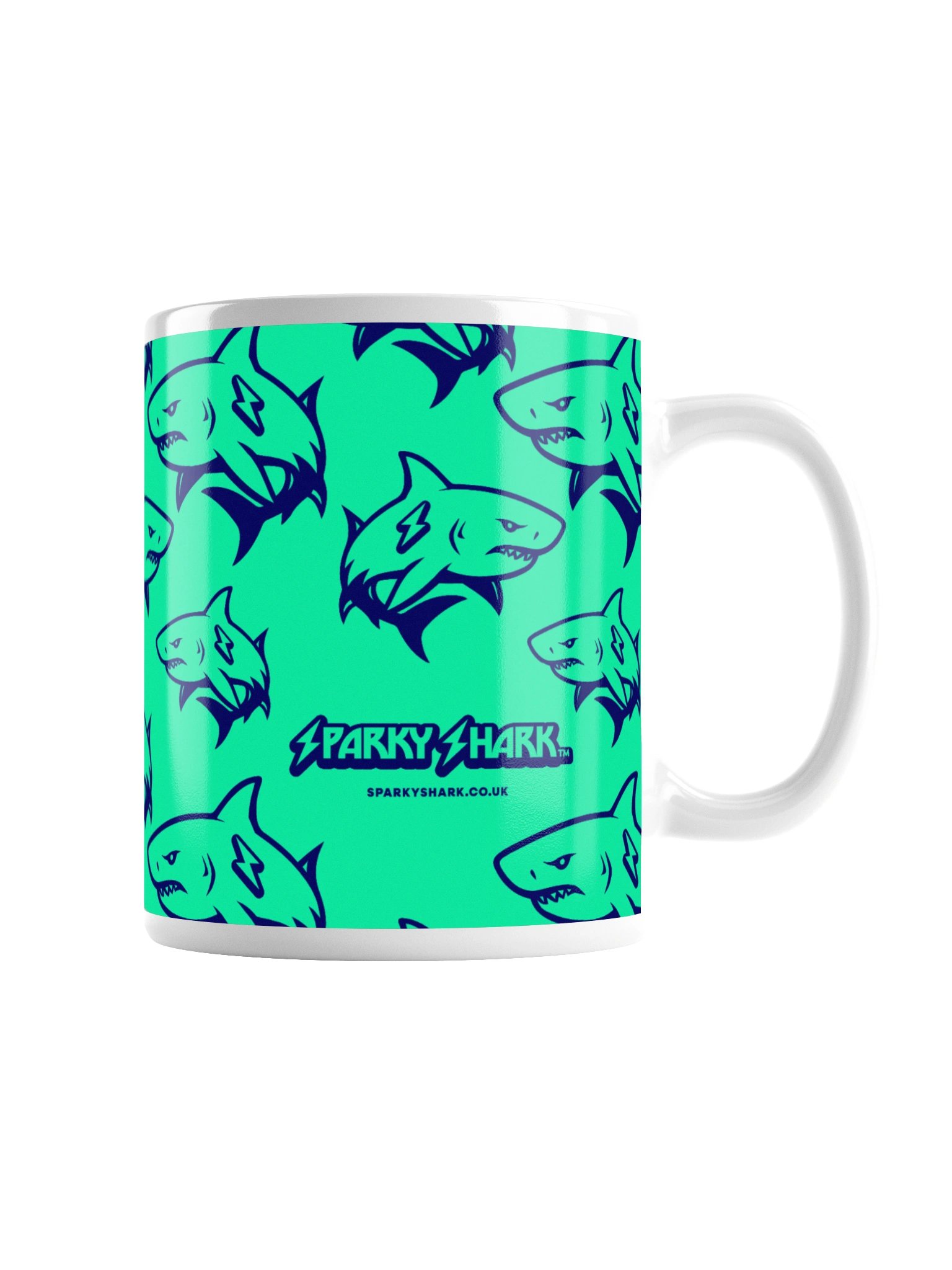 Giant Shark Pattern Mug Green product image (3)