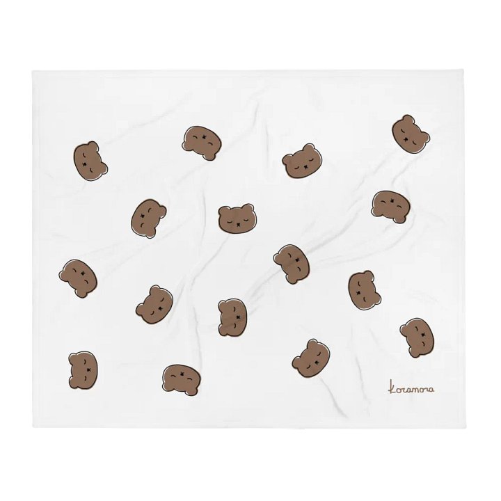 Sleepy Bear Throw Blanket product image (1)