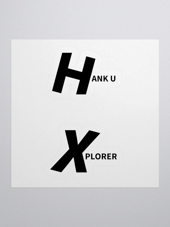 Xplorer Stickers product image (1)