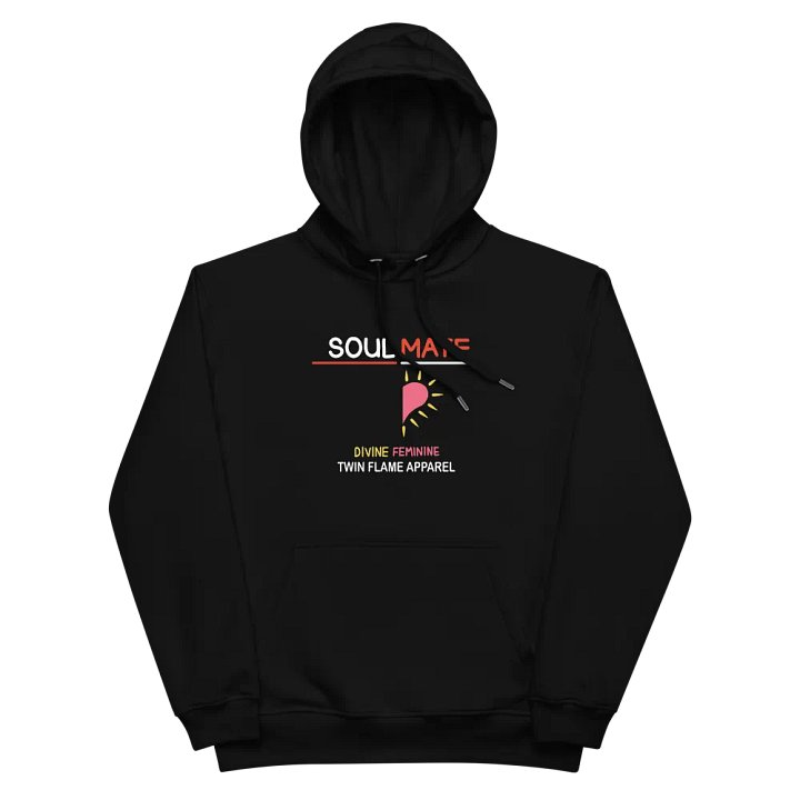 'Soul Mate Divine Feminine' Premium Organic Cotton Eco Hoodie product image (2)