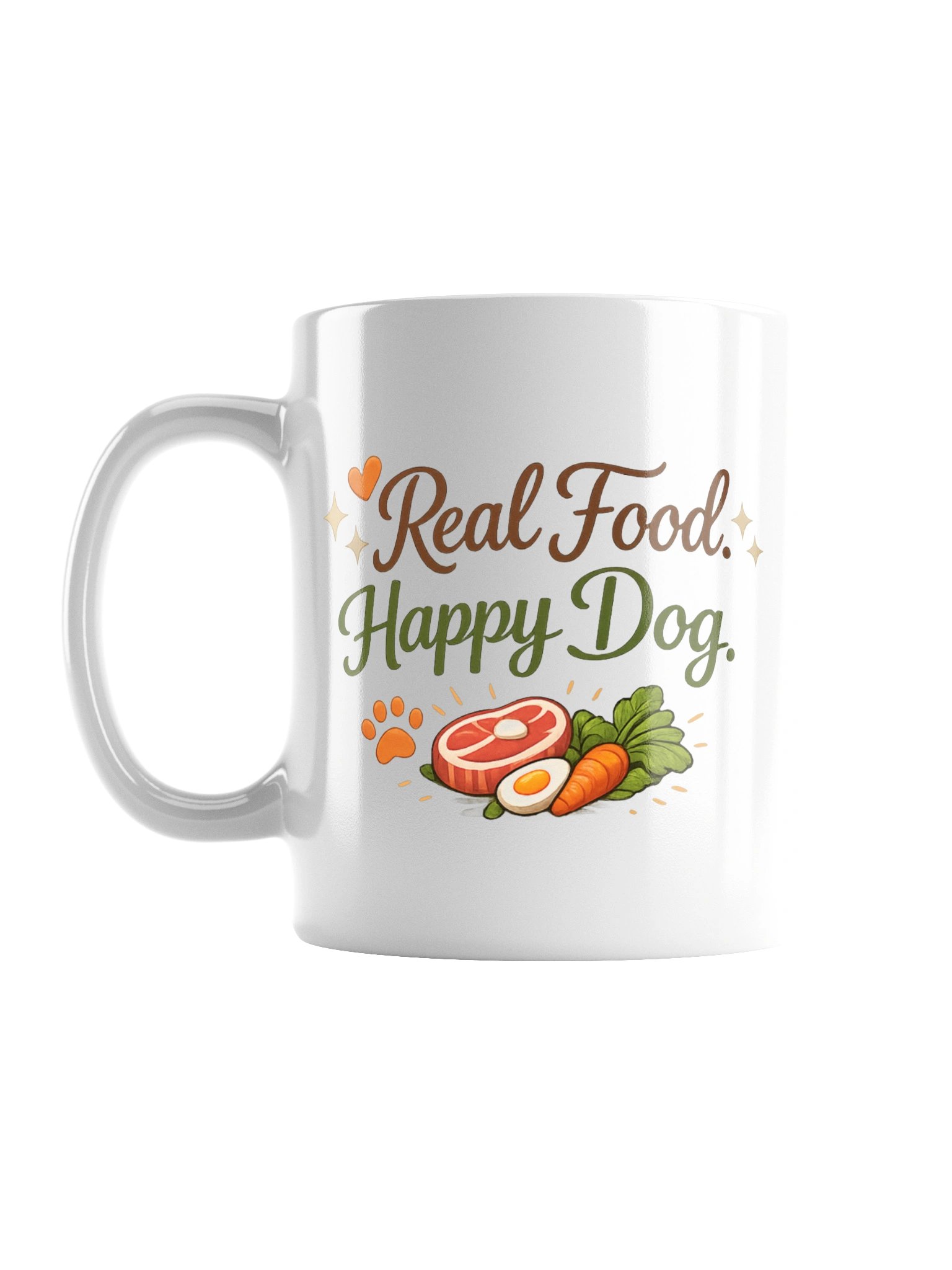 Real Food Happy Dog Mug – Fresh Fed & Raw Fed Dog Lover Gift product image (2)