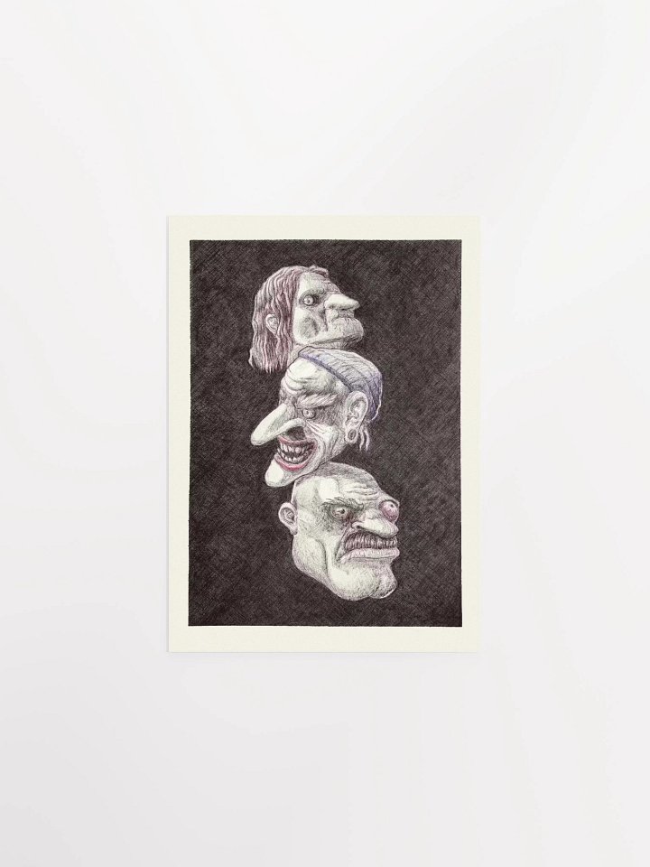 Three Heads Print product image (1)