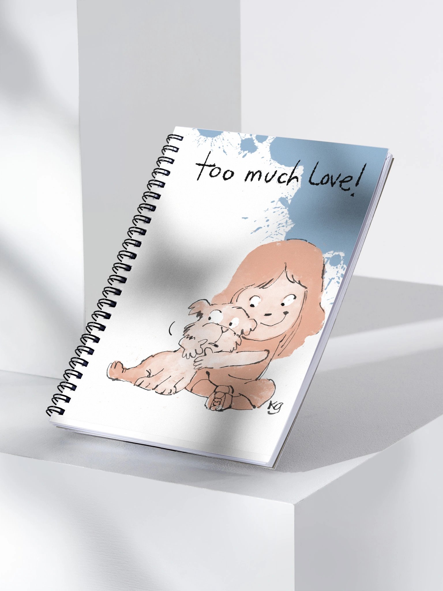 Quirky Hugs Spiral Notebook product image (3)