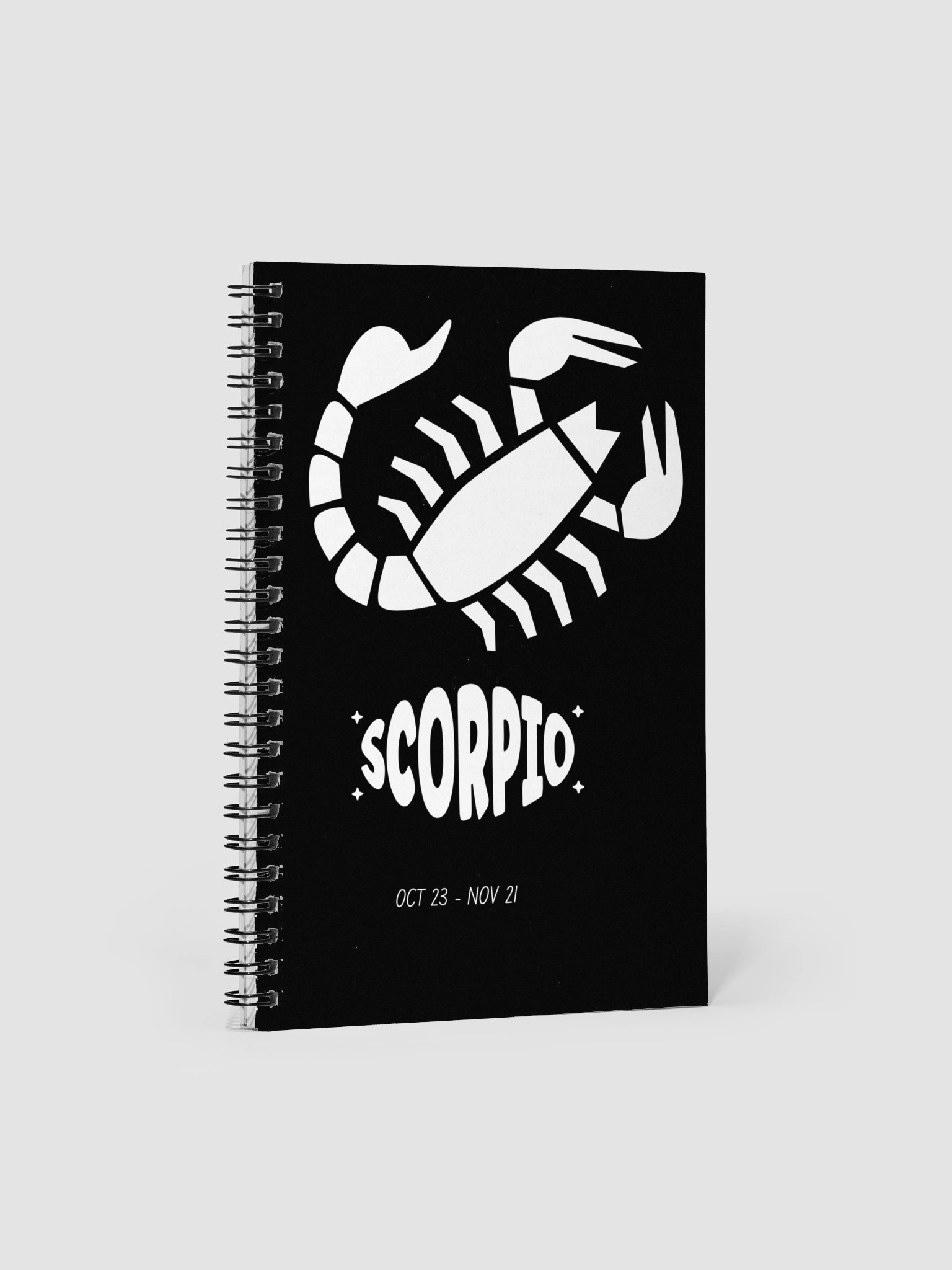 Scorpio Zodiac Notebook – Astrology Scorpion Design | Mystical Celestial Journal for Scorpio product image (1)