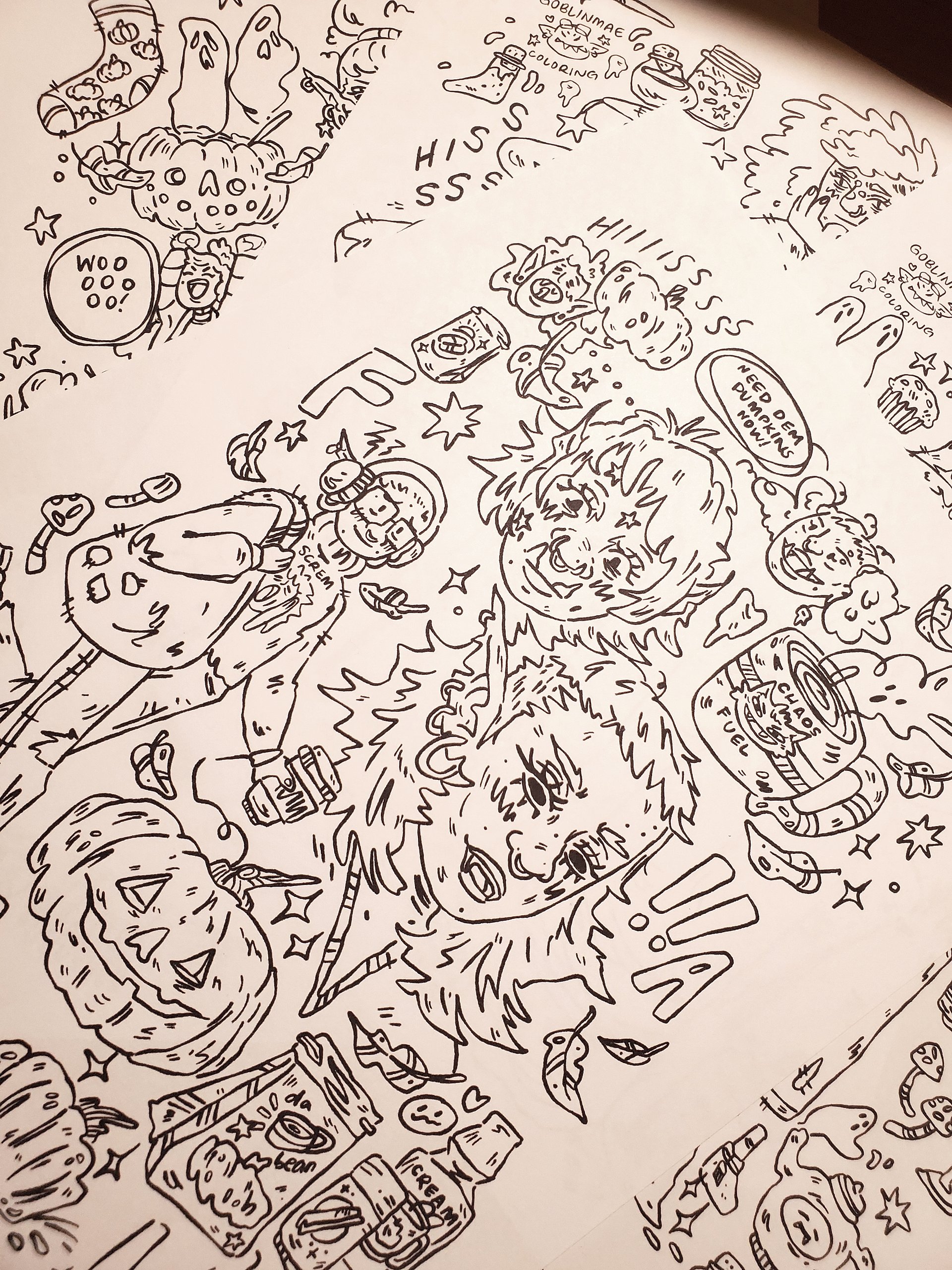 Bundle O' Goblin Coloring Sheets product image (1)