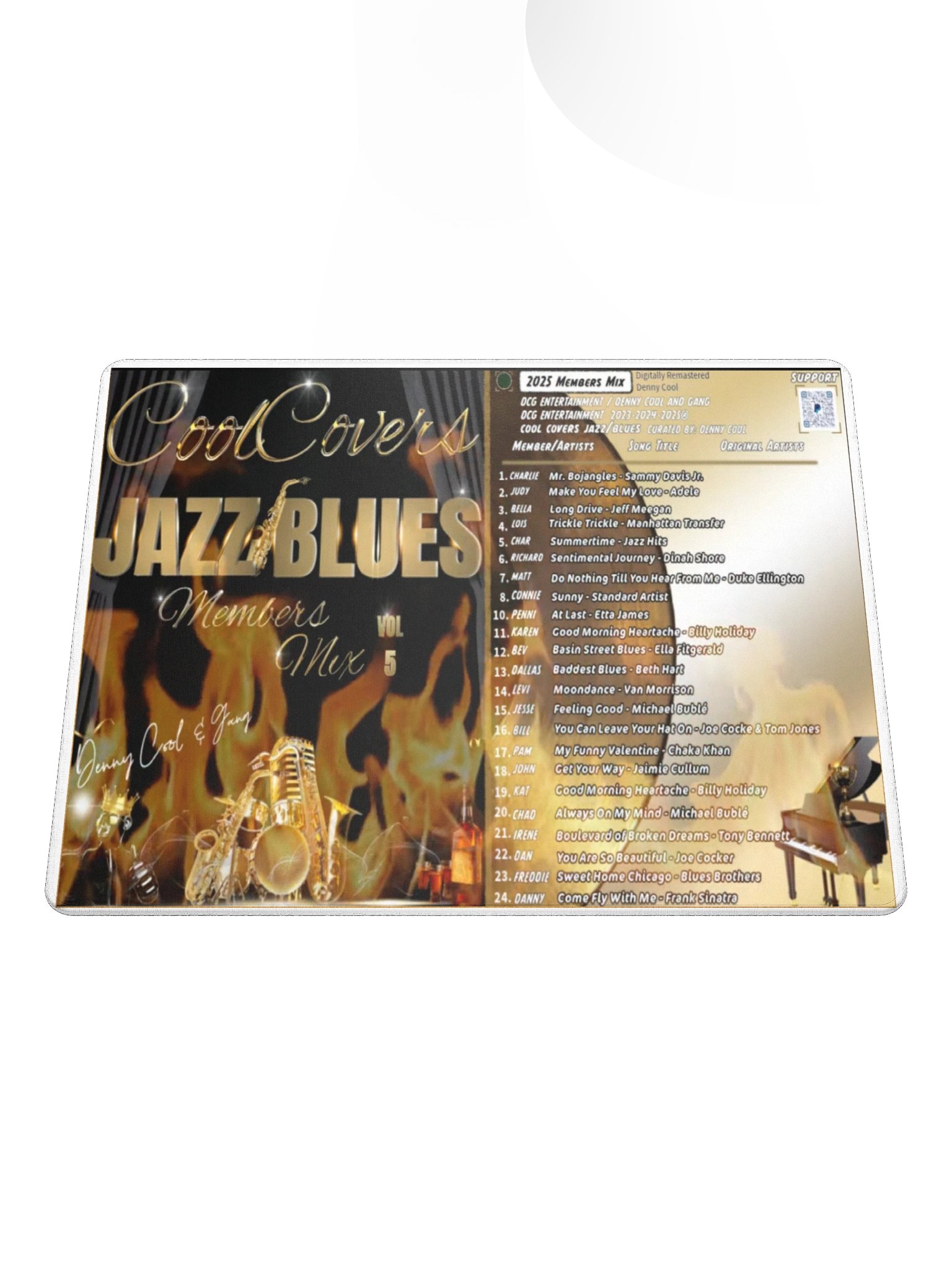 Jazzy Blues Cool Covers Members Album vol.5 Mouse Pad product image (1)
