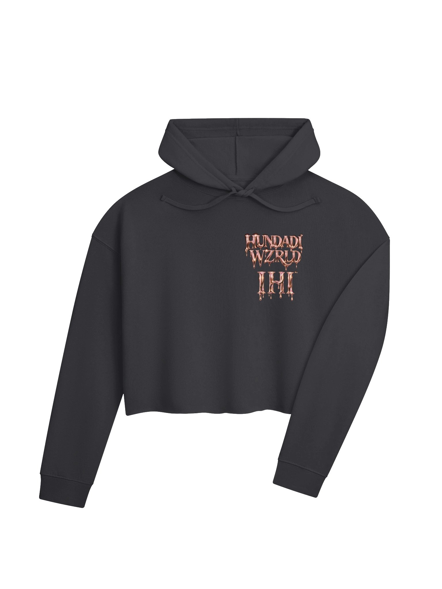 HUNDADI - ROSE GOLD CROP HOODIE product image (4)