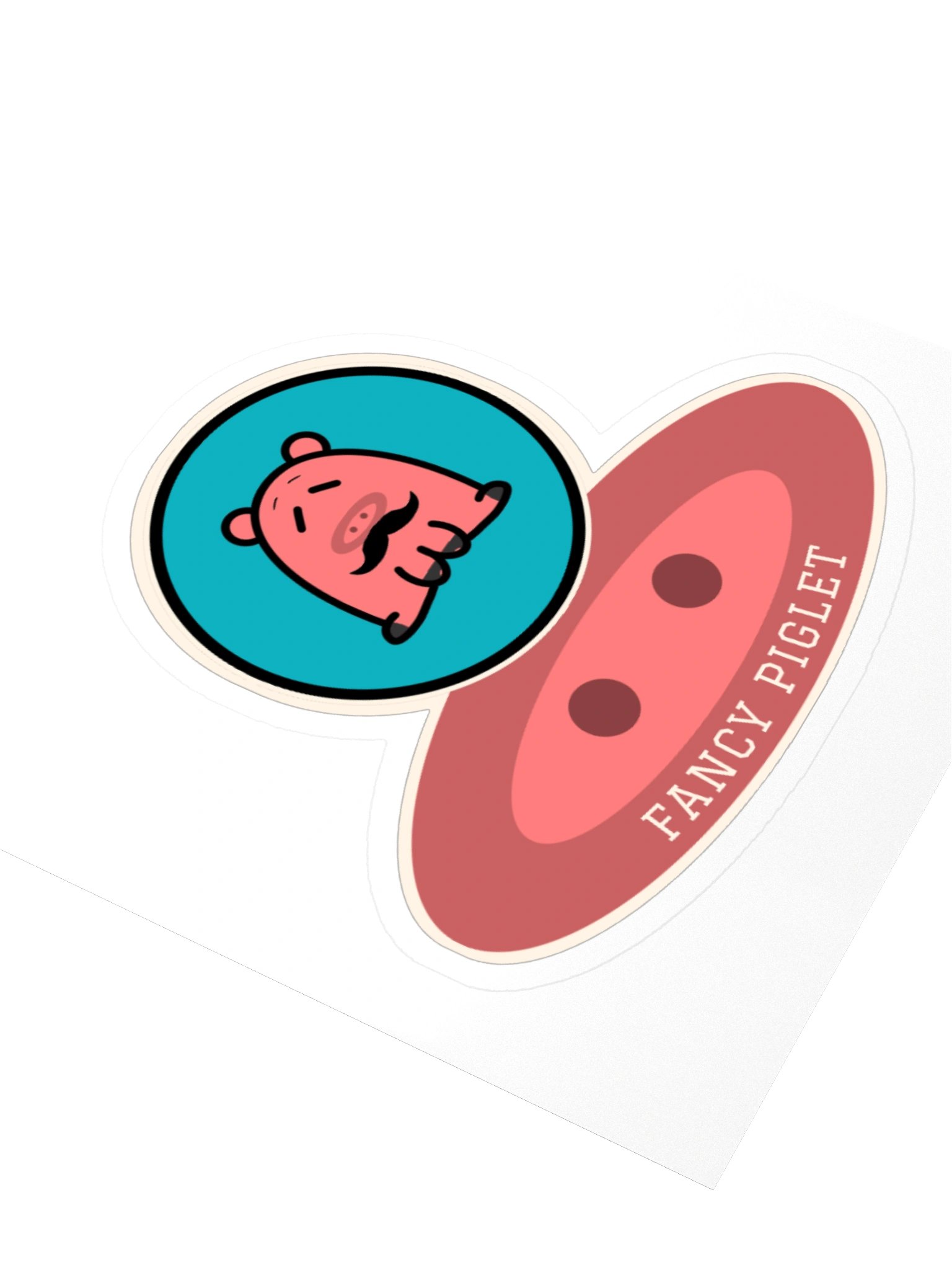Fancy Piglet Snout Sticker product image (9)