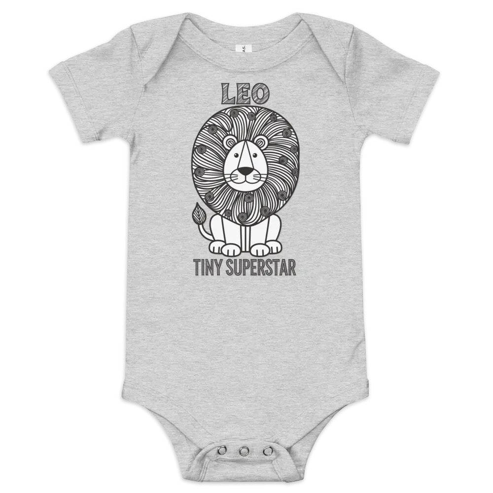 Leo Tiny Superstar Baby Onesie product image (4)
