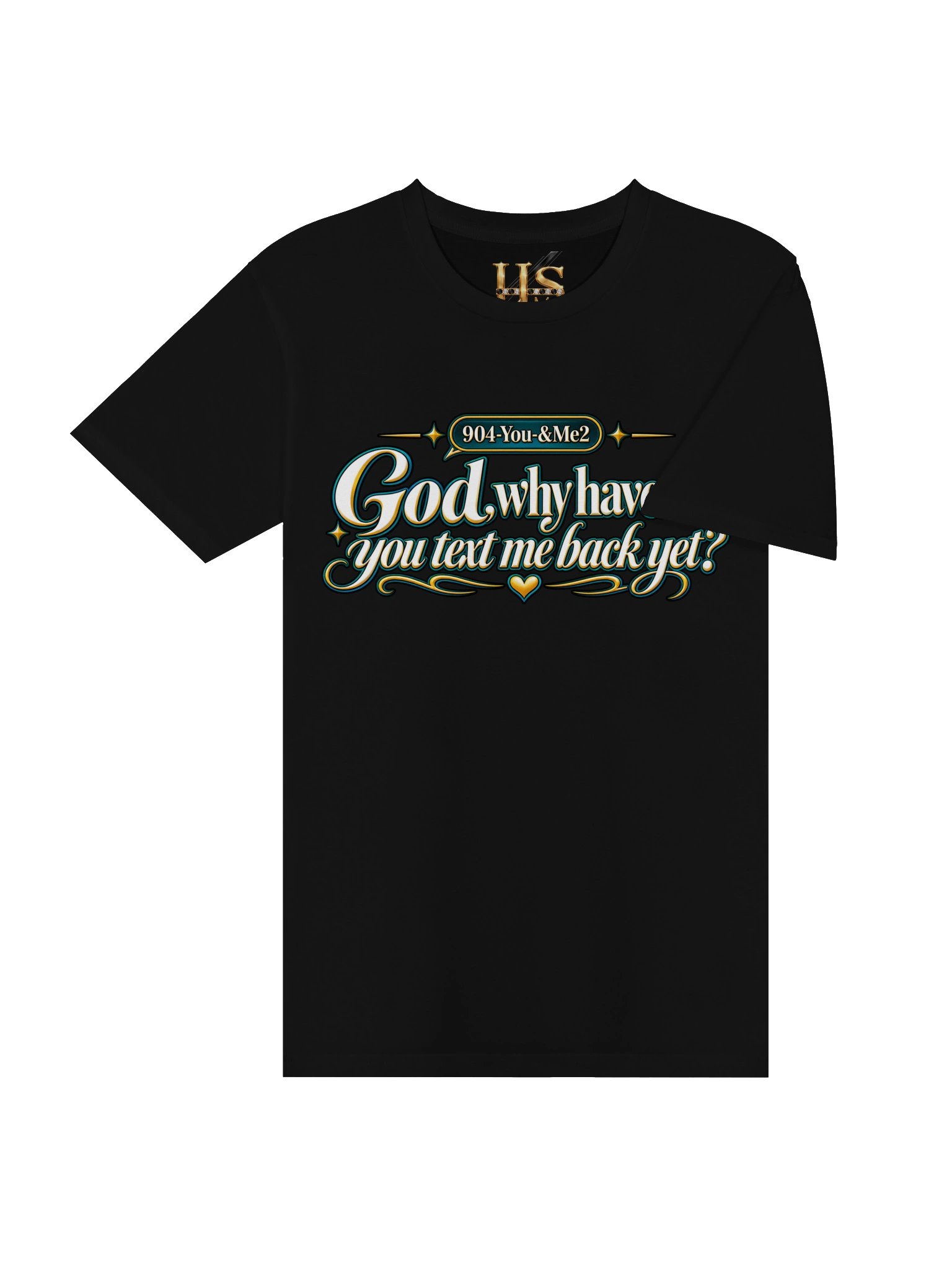 904 You & Me 2 — Through Jesus White & Teal Faith-Based T-Shirt product image (4)