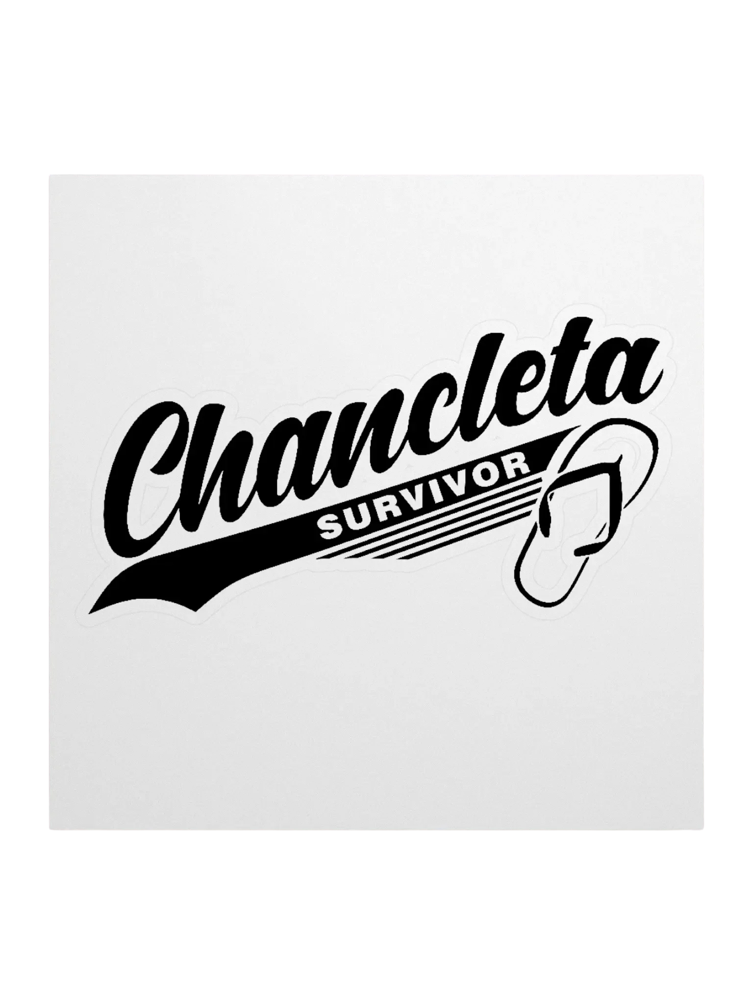 Chancleta Survivor Sticker product image (1)
