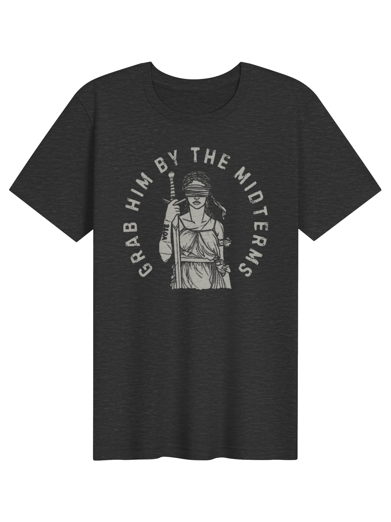 Grab Him by the Midterms Unisex T-Shirt – Lady Justice Graphic Tee product image (9)