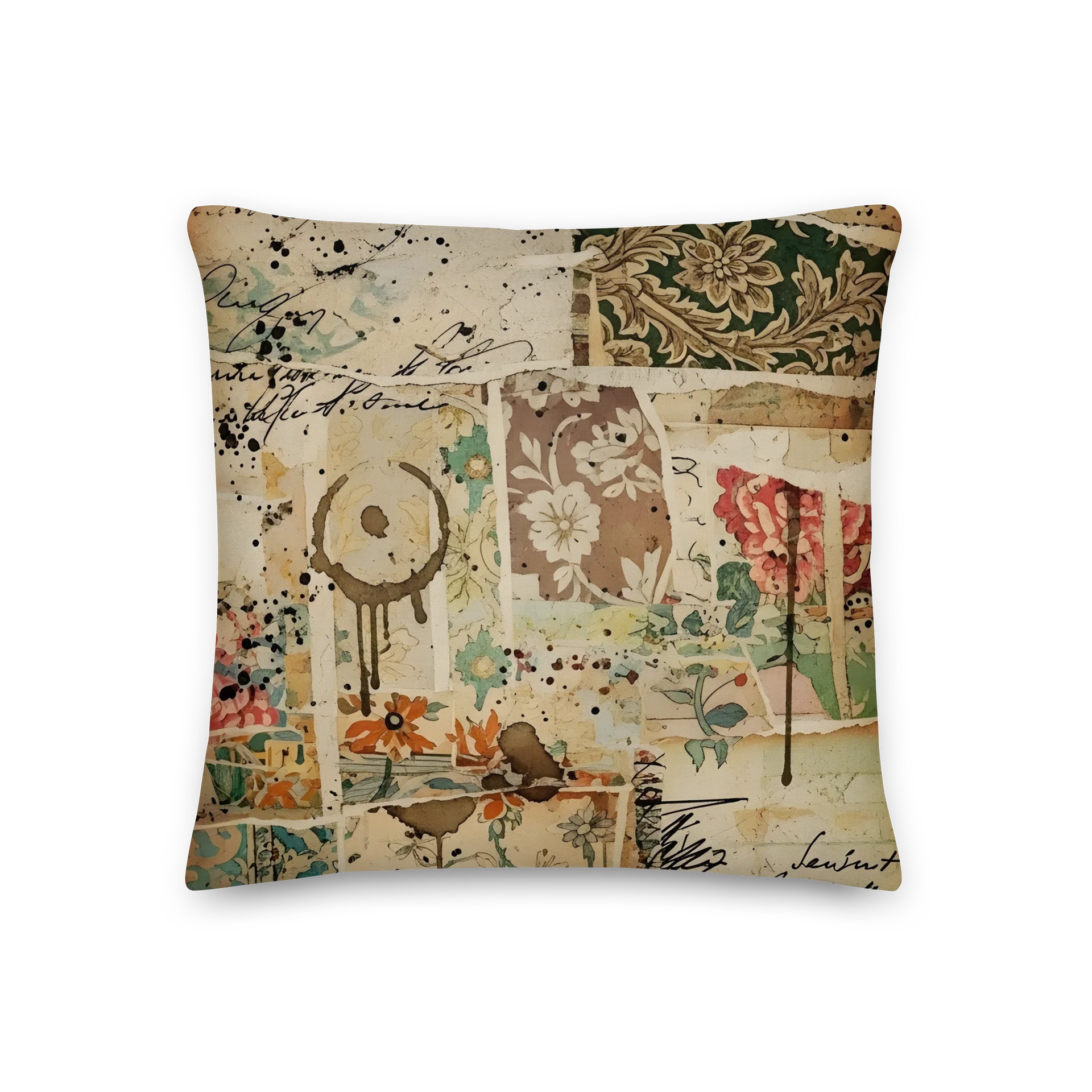 Vintage Aesthetic Collage Premium Pillow product image (1)
