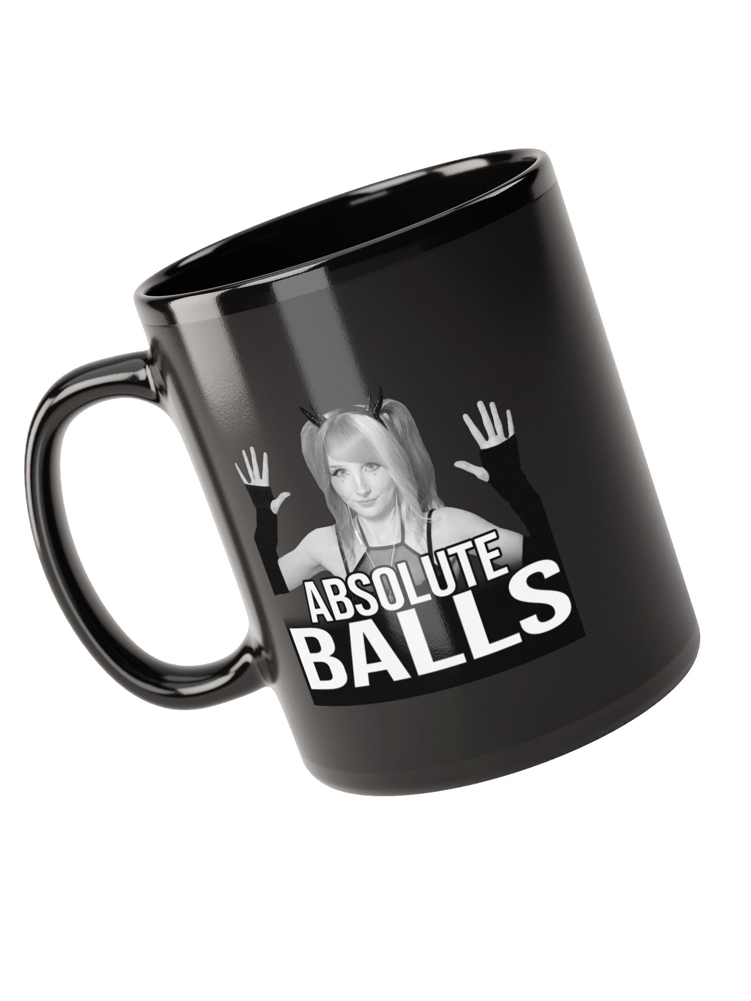 Absolute Pixie Black Glossy Mug product image (5)
