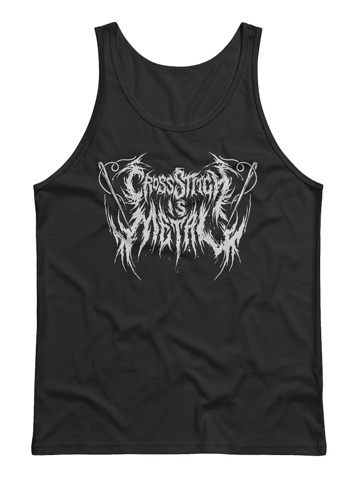 Cross Stitch is Metal Mens Tank (White) product image (1)