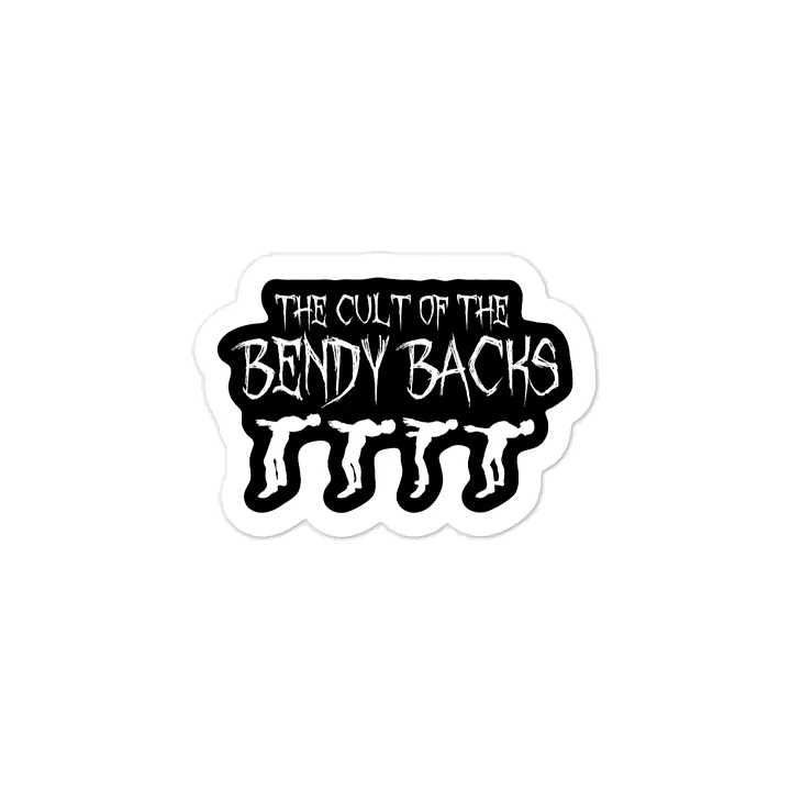 Cult of the Bendy Backs Vinyl Decal Sticker product image (1)