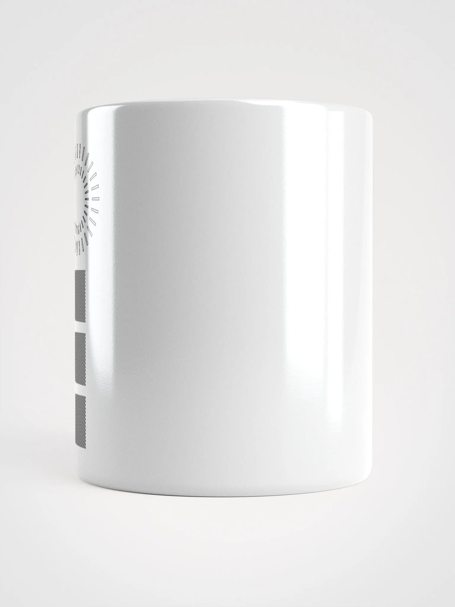 Squares and Circle White Glossy Mug product image (13)