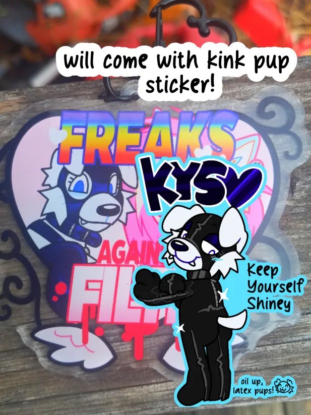 FaF keychain & sticker product image (2)