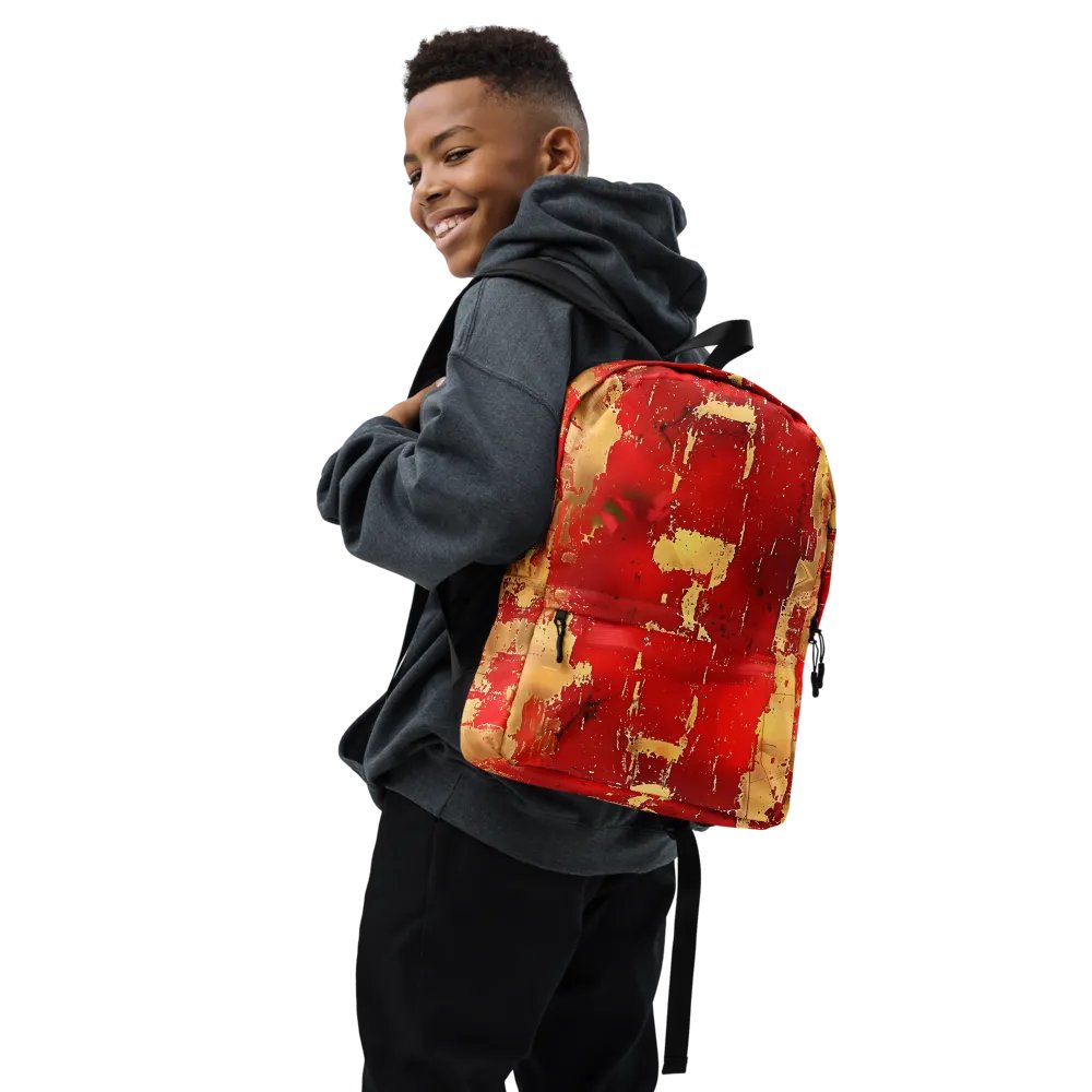 Ethereal Red and Gold All-Over Print Backpack product image (7)
