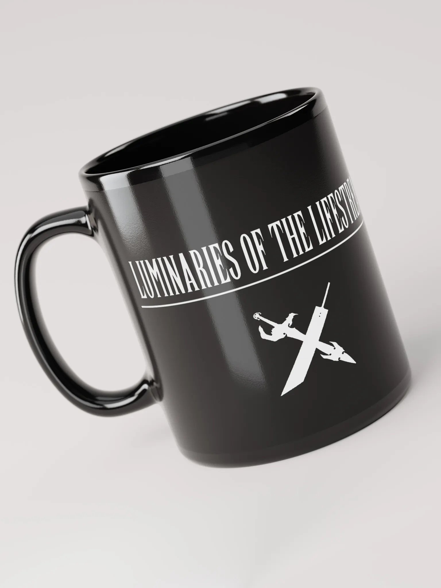 DadGamingOnline White Logo Mug product image (3)