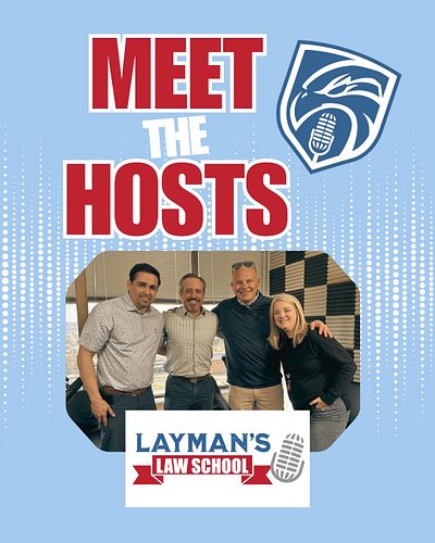 Meet the crew behind Layman’s Law School 🎙️

Three Georgia trial attorneys, one non-attorney, and a whole lot of legal opinio...