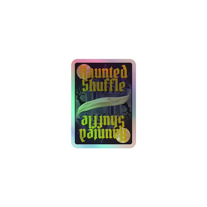 Haunted Shuffle holographic sticker product image (1)