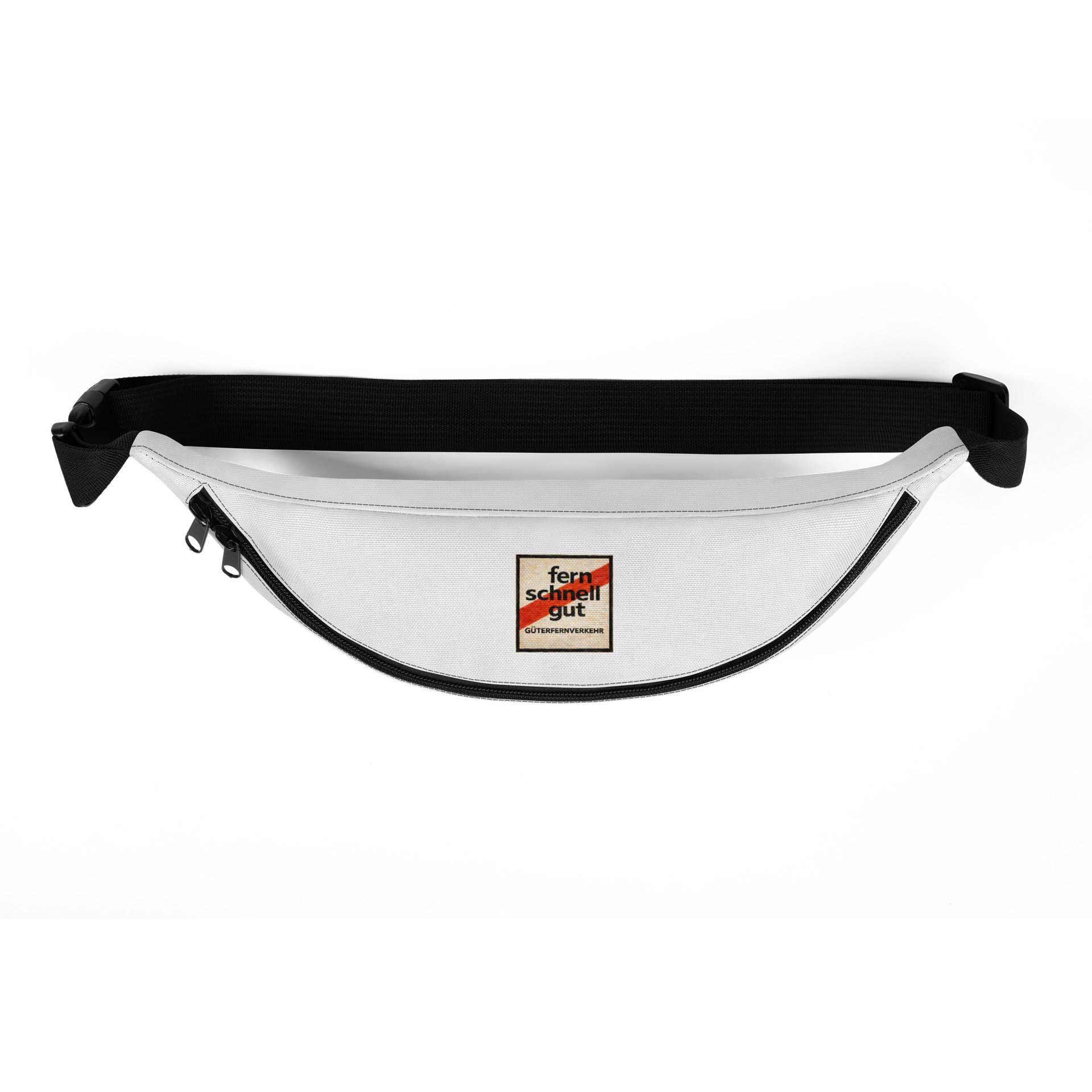 Fern Schnell Gut Waist Bag – Vintage Güterfernverkehr Print product image (5)