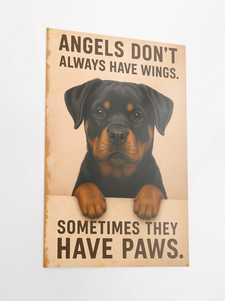 Rottweiler Angel Poster product image (4)