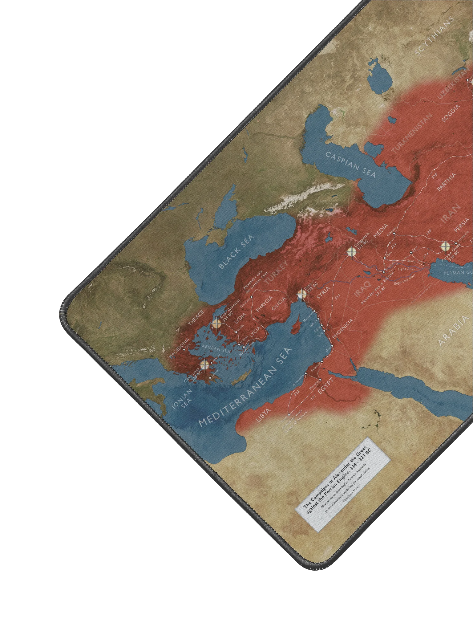 The Campaigns of Alexander - Desk Mat product image (2)