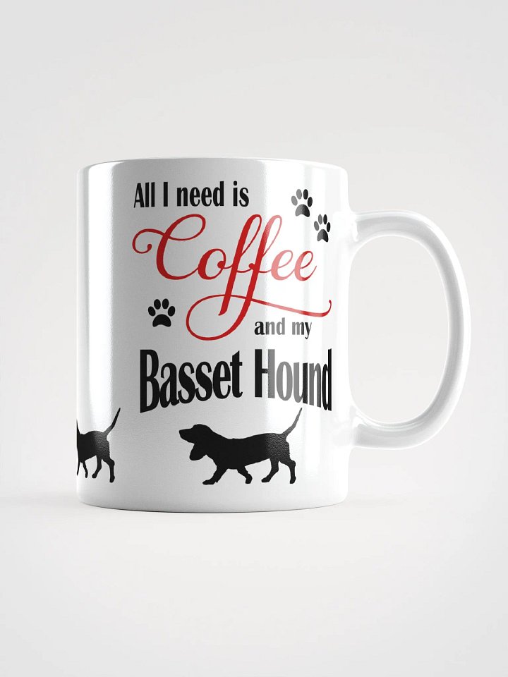 Coffee and my Basset Hound Mug product image (1)